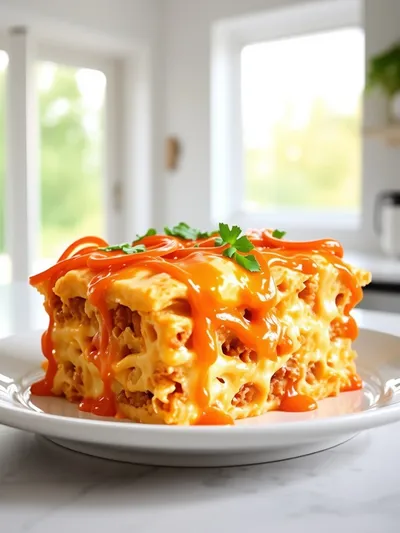 Buffalo Chicken Cheese Bake