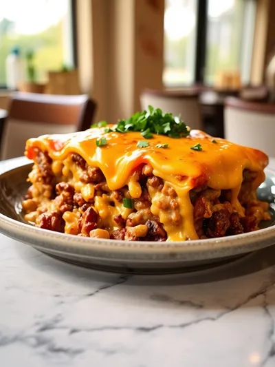 Cattle Drive Casserole - ready to serve