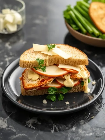 Chicken Caesar Sandwich – Crispy & Healthy - ready to serve