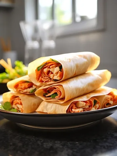 Chicken Paper Rolls