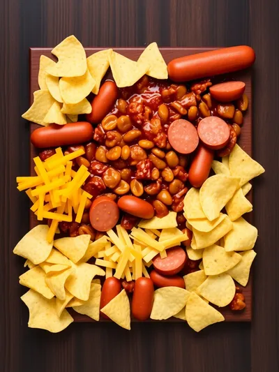 4 Ingredient Chili Cheese Dog Casserole - ingredients preparation