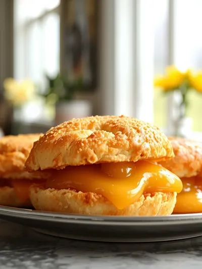 Crispy Fried Peach Pies Made with Canned Biscuits