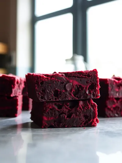 Fudgy Red Velvet Brownies