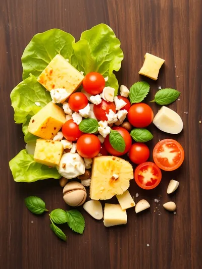 Hawaiian Cheesecake Salad Recipe - ingredients preparation