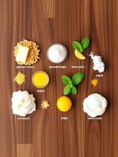Easy Lemon Cream Pie - ingredients preparation