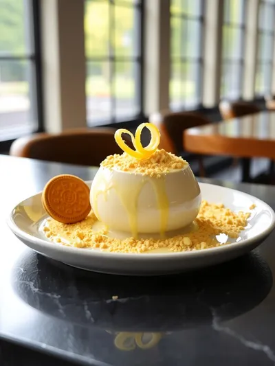 No-Bake Golden Oreo Lemon Dessert - ready to serve
