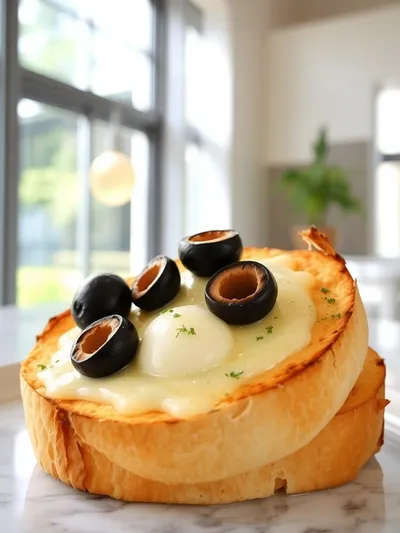 Easy Olive Cheese Bread Appetizer