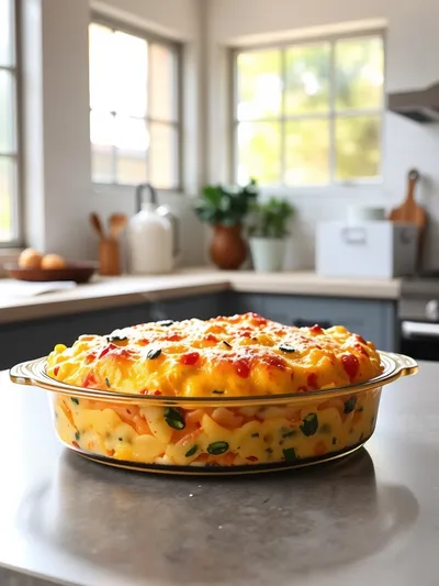 Overnight Slow Cooker Breakfast Casserole