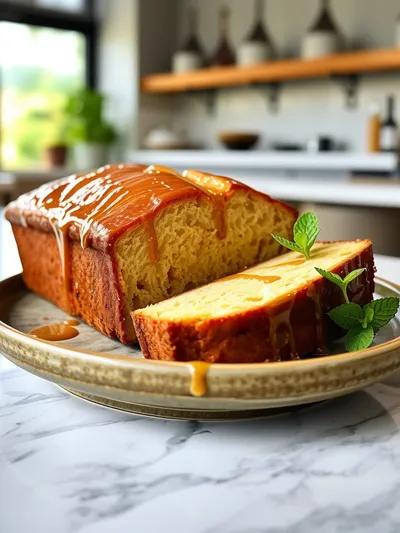 Moist Pineapple Banana Bread - ready to serve