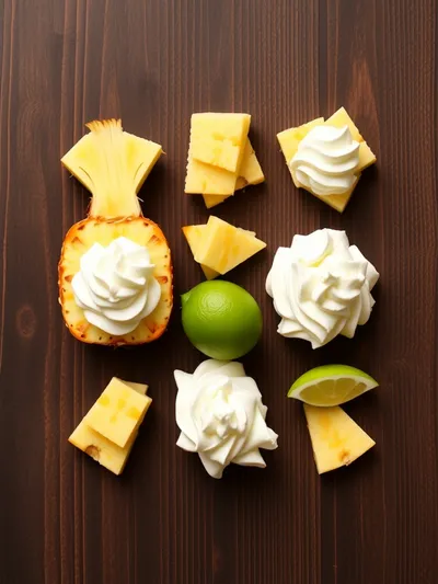The Best Pineapple Fluff - ingredients preparation