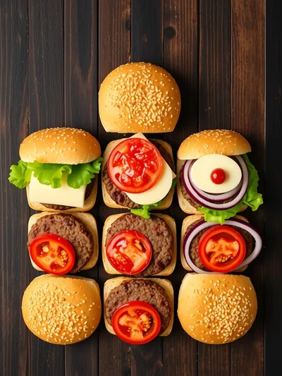 Pizza Burgers: Ultimate Comfort Food Mashup - ingredients preparation