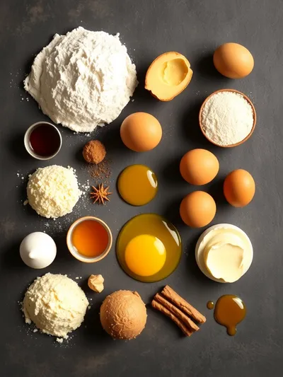 Preacher Cake Recipe - ingredients preparation
