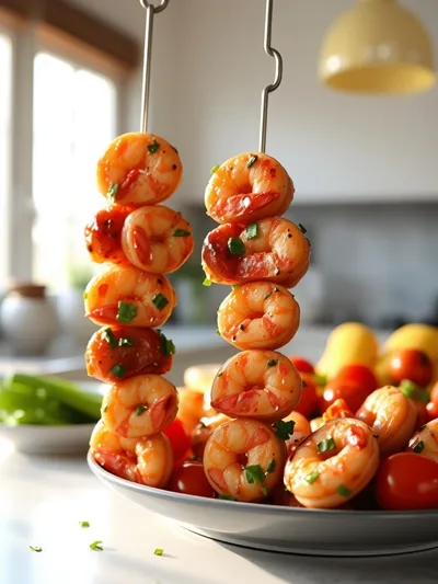 Sausage Shrimp Kabobs – Easy Grilled Skewers