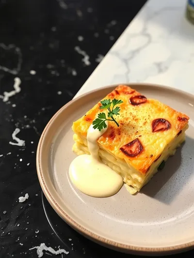 Southern Country Style Breakfast Casserole - cooking process