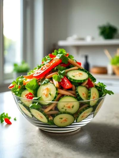 Spicy Asian Cucumber Salad