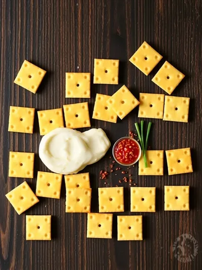 Spicy Ranch Saltines – Quick Snack Recipe - ingredients preparation