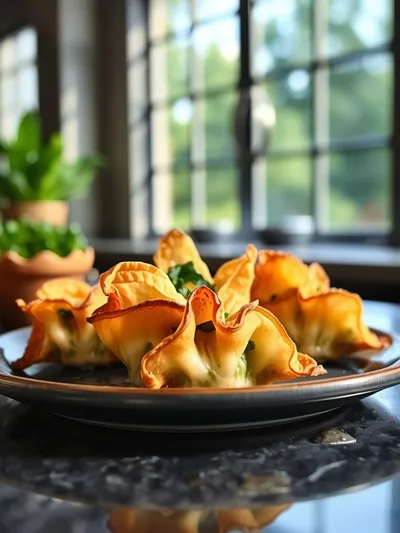 Spinach Artichoke Wontons Recipe