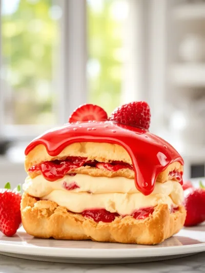 Strawberry Cheesecake Danish Recipe