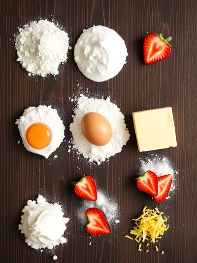 Strawberry Cheesecake Danish Recipe - ingredients preparation