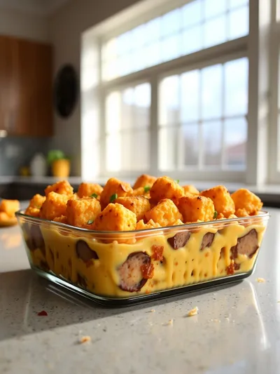Tater Tot Sausage Breakfast Casserole Recipe