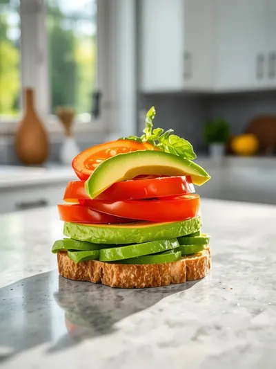 Tomato Avocado Sandwich Recipe