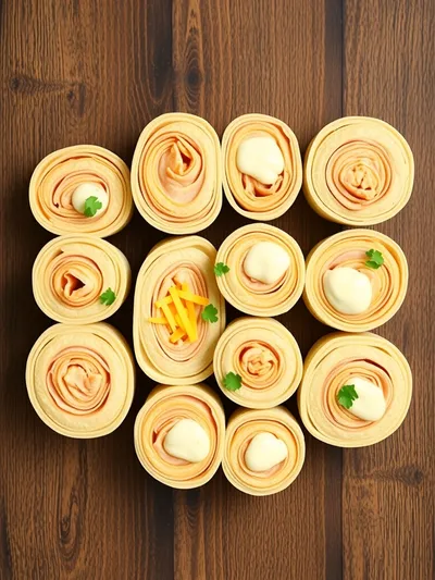 Turkey Cheddar Ranch Pinwheels Recipe - ingredients preparation