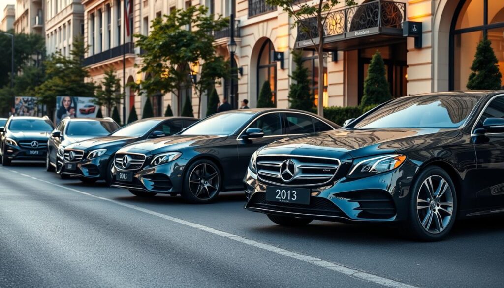 Mercedes Benz sedans