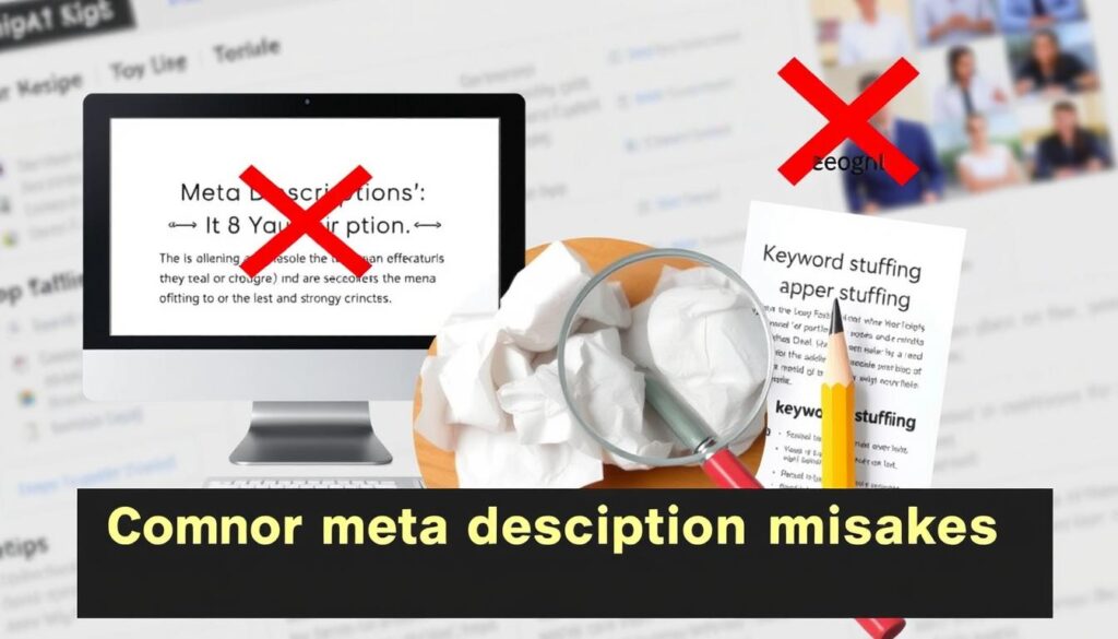 common meta description mistakes